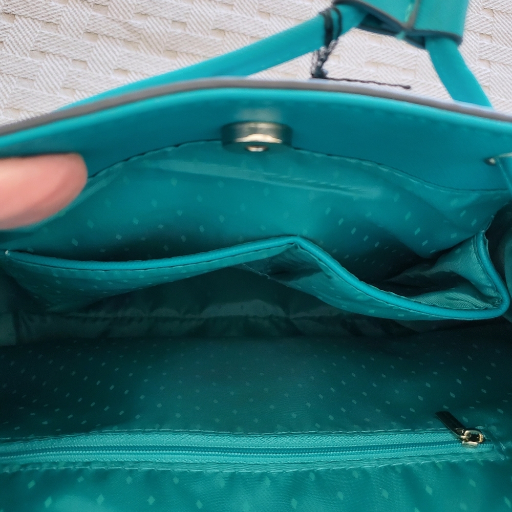 NWT Backpack Vanessa Williams Lush Peacock Blue - Picture 9 of 11